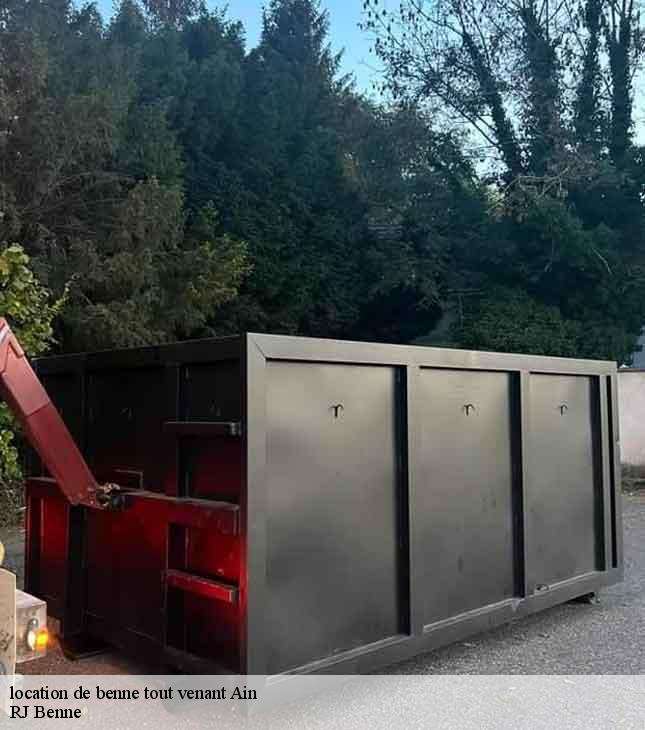 location de benne tout venant 01 Ain  RJ Benne
