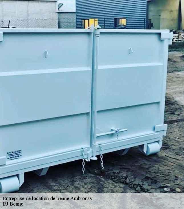 Entreprise de location de benne  ambronay-01500 RJ Benne