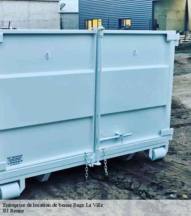 Entreprise de location de benne bage-la-ville-01380 RJ Benne