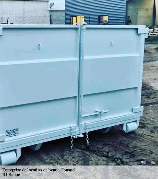 Entreprise de location de benne  conand-01230 RJ Benne
