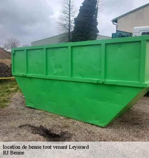 location de benne tout venant  leyssard-01450 RJ Benne
