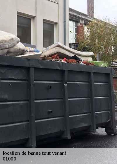 location de benne tout venant  brou-01000 RJ Benne