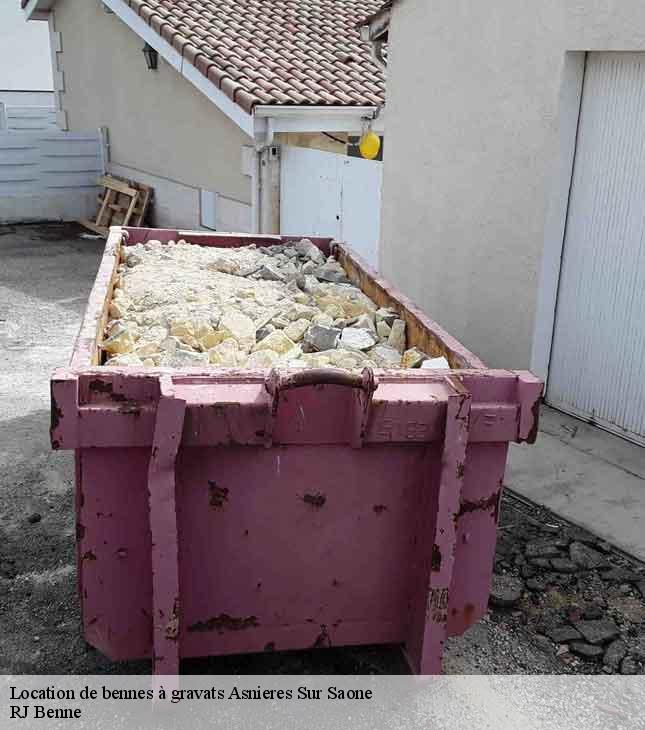 Location de bennes à gravats  asnieres-sur-saone-01570 RJ Benne