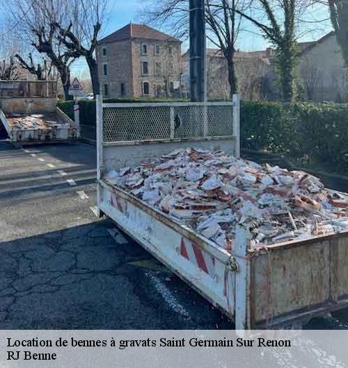 Location de bennes à gravats  saint-germain-sur-renon-01240 RJ Benne