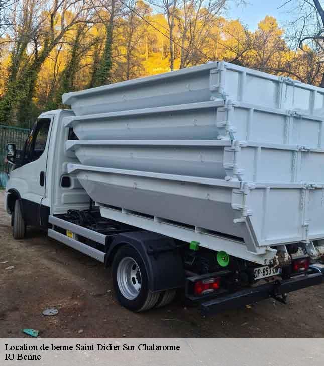 Location de benne  saint-didier-sur-chalaronne-01140 RJ Benne