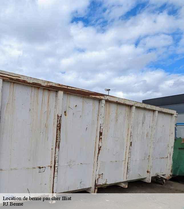 Location de benne pas cher  illiat-01140 RJ Benne
