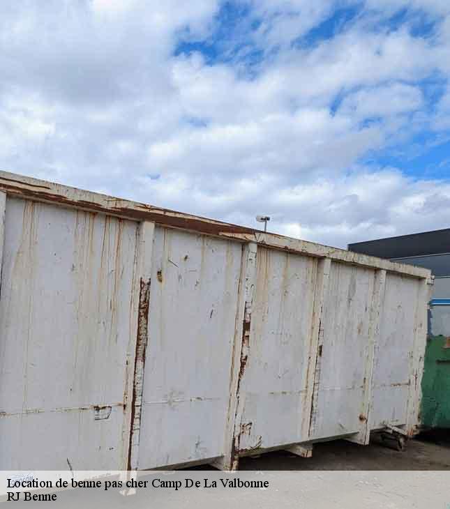 Location de benne pas cher  camp-de-la-valbonne-01360 RJ Benne